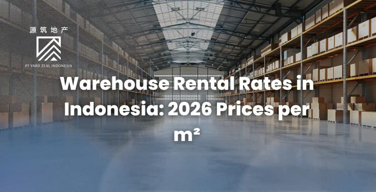 Warehouse Rental Rates in Indonesia: 2026 Prices per m²